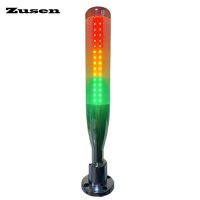 Zusen ไฟไฟเตือน Led สามสีหลายชั้น PTQ50-3T-J เสียงและไฟหอสัญญาณแสง Lghts กริ่งพับ24V