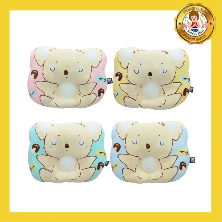 mami baby Super Soft Baby Pillow หมอนหลุมสำหรับเด็ก 06 เดือน ลาย