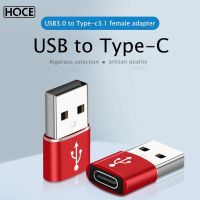 HOCE มินิ Type-C เพื่อ USB มาตรฐานชาร์จการถ่ายโอนข้อมูล USB 3.0ประเภทชายกับ USB 3.1 Type C หญิงเชื่อมต่ออะแดปเตอร์แปลง