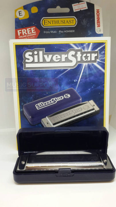 HOHNER Silver Star Harmonica In E ฮาร์โมนิก้า (เม้าส์ออแกน)