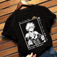 【New】2021 Harajuku TShirt อะนิเมะของฉัน Boku No Hero Academia Katsuki Bakugou ผู้หญิง O-Neck เสื้อยืดลำลองตลก