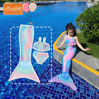 Tumama KIds Kids swimsuit bikini kids fish tail fishtail skirt girl princess beach swimsuit beach swimsuit