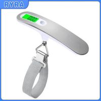 Portable Traveling Bag Hanging Scale Peeling Scales Lcd Luggage Scale Weighs Fishing Scale Electronic Scale Stainless Steel 50kg Luggage Scales