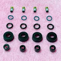 ชุดซ่อมหัวฉีดโตโยต้า 1nz(ยางรองดำ / หมวกปลายหัวฉีดเหลี่ยม / กรอง Micro Filter) - 1ชุด / 20ชิ้น - สำหรับรถยนต์ โตโยต้า