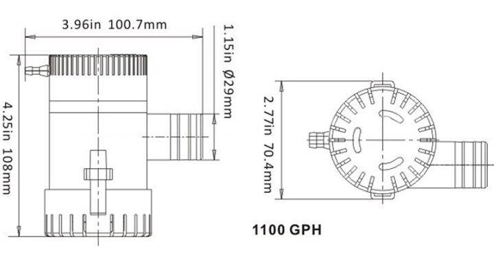 cod-free-cas-f20540q-เรือยอชท์1100gph-12v-3amp-ปั๊มน้ำแบบจมใต้น้ำปั๊มน้ำทะเล12n