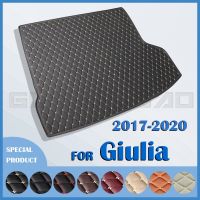 【HOT】❒ Car trunk mat for Alfa Giulia 2017 2018 2019 2020 cargo liner carpet interior accessories