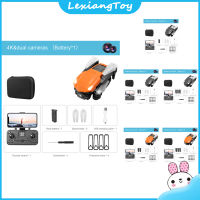 Lexiang ของเล่น V10โดรนเซ็นเซอร์หลีกเลี่ยงอุปสรรคเฮลิคอปเตอร์สี่เหลี่ยมมืออาชีพ Hd,ถ่ายภาพทางอากาศเฮลิคอปเตอร์ของเล่น4K โดรนกล้องคู่สำหรับเด็กผู้ชาย