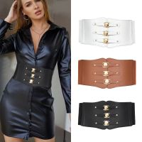 【hot】 Elastic Wide Corset Belts Waist Size Female Waistband Big Stretch Cummerbunds Accessory