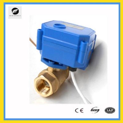 CWX-15 1/2 39; 39; brass motorized ball valve DC12v electric valve three wires CR02 DN15 for water heaterirrigation equipmentHVAC
