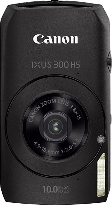 กล้องcanon-ixus-300-hs-ระบบทำงานอัตโนมัติและออโต้โฟกัส-เลนส์ซูม-4-9-18-6-มม-3-8เท่า-กันสั่นไหว-ถ่ายย้อนแสง-ถ่ายไฟ-และสปอร์ตโหมด-แบ็ตชาร์จ-lithium-ion