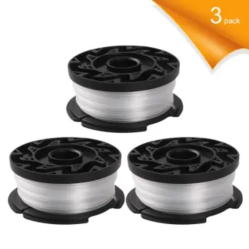 Trimmer Spool 3 Pack Cap Spring Replacement For Black Decker AF