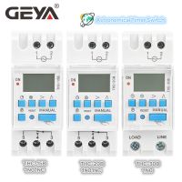 GEYA THC ดาราศาสตร์ Timer Switch จอแสดงผล LCD 16A 20A 30A Timing Control Latitude Switch 110V 220V