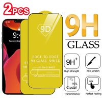 ✉™✘ 2pcs 9D Screen Protectors Film For iPhone 11 12 13 pro max Tempered Glass For iphone 8 7 6 14 plus 14 pro max glass