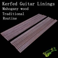 ‘；【- 8 Pcs360mm Of Set Guitar Binding Strip Inside N Mahogany Inlay Lining Guitar Edge Trim Project Replacement Accessory