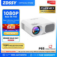 ZDSSY เครื่องฉาย P65 4K 5G Wi-Fi 5500ลูเมนรองรับ1920*1080 LED บ้านโรงหนังฉายวิดีโอเกมเครื่องฉายมิราคาสต์จอโปรเจ็กเตอร์ขนาดใหญ่200