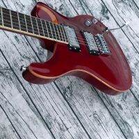 PRS คู่เขย่ากีตาร์ไฟฟ้าคลาสสิกสีแดงชั้น A เกรดเถ้าไม้ Rosewood Fingerboard โรงงานตรงออก