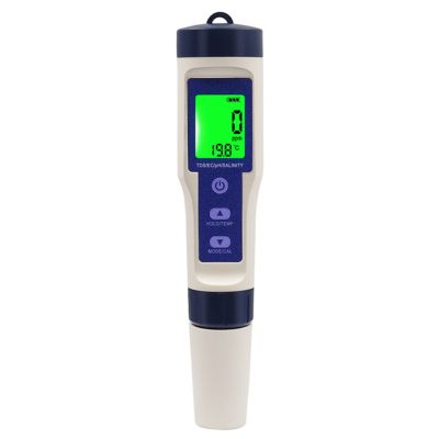 5 In 1เครื่องวัดอุณหภูมิแบบดิจิตอล Tdsecphsalinity Water Quality Monitor Tester สำหรับสระว่ายน้ำ,น้ำดื่ม,พิพิธภัณฑ์สัตว์น้ำ