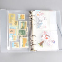 A6 Spiral Notebook Cover Loose Diary Coil Ring Binder Filler Card Bills Seperate Planner Receive Bag Storage Insert Accessories