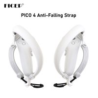 FICEP สายรัดสำหรับ Pico 4กันแสงโยนมือจับ VR อุปกรณ์เสริม VR สายรัดควบคุมหูฟังเกมแบบนิ่มสายรัดแบบจับได้ TPU