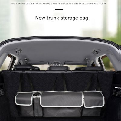 【jw】☒✾  Car Large Organizer Back Storage Capacity Interior Accessories Oxford Stowing Tidying Supplie