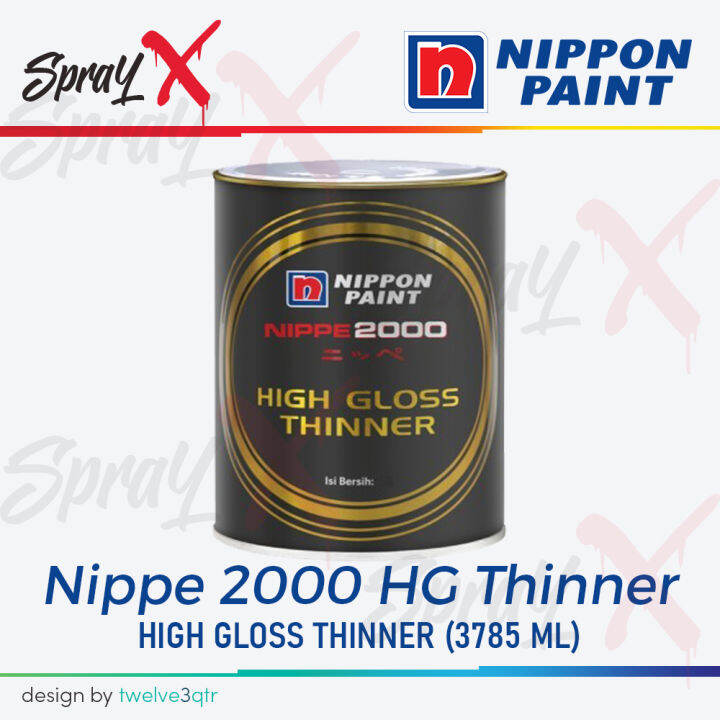 Nippe High Gloss Thinner Liter Thinner Hg Galon Lazada