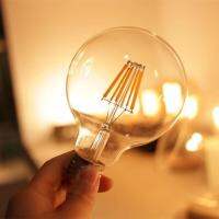 หลอดวินเทจ LED Filament Bulb G95-4W/2200K กระจกสีชาทอง