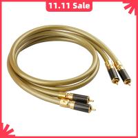 【YF】 Cardas 1 Pair RCA Cable 99.99  OFC Stereo High-performance Premium Hi-Fi Audio 2RCA to Mixer Interconnect