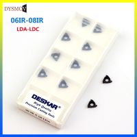 DESKAR100% ต้นฉบับ 06IR 08IR A55 A60 ISO LDA LDC ด้ายแทรก CNC คาร์ไบด์แทรกเครื่องกลึงด้ายเครื่องมือกลึง