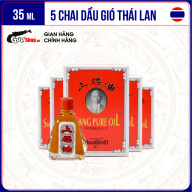 35ml Bộ 5 chai Dầu Gió Thái Lan Hình Ông Già Siang Pure Oil - Chai 7ml - thumbnail