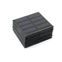 10pcs Solar Panel 2V 100mA Polycrystalline Solar Cells Epoxy DIY Battery Charge Module Phones 15cm cable