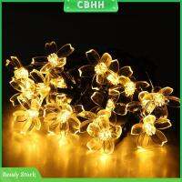 CBHH Cherry Blossom String Light ตกแต่งสวนสาย Led Lightins ไฟเส้นพลังงานแสงอาทิตย์สายไฟสำหรับวันหยุดไฟสตริงกลางแจ้ง