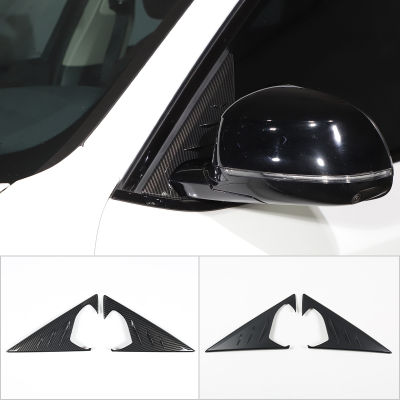 สำหรับ BMW X3 G01 2018-2022รถด้านหน้าสามเหลี่ยมหน้าต่างตัดแผ่นกระจกมุมด้านข้างภายนอกสามเหลี่ยมโรยหน้าปกแผง