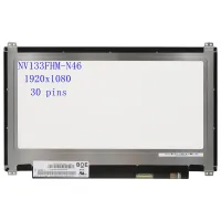 แผงจอแสดงผล LED เมทริกซ์30PIN IPS 1920X1080 NV133FHM-N42หน้าจอ NV133FHM-N46 LCD 13.3 "แล็ปท็อปเดิม