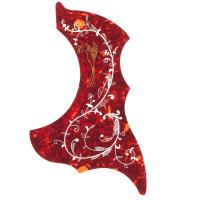 Acoustic Pickguard ปิ๊กการ์ดกีตาร์โปร่ง สำหรับขนาด 41 นิ้ว ลาย Hummingbird รุ่น VT364