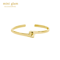 Miniglam Curl Knot Cuff Bracelet กำไลข้อมือแฟชั่นเมทัลลิคสีทอง