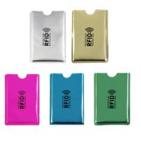 【CW】✕℗  5Pcs Anti-Theft Card Holder Aluminum Foil Anti-degaussing Protection Bank Set Shielding NFC