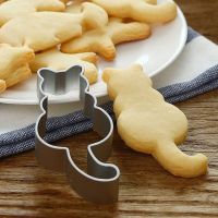 Cat Shaped Aluminium Baking Cake Mould Cookies Cutter Mold Sugarcraft