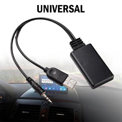 Car Bluetooth Radio AUX Cable Adapter Universal V4O0