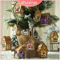 SHUIXINGZ ของขวัญแต่งงานหลอดไฟ LED ห้องจัดปาร์ตี้ของตกแต่งบ้านสำหรับตกแต่งไม้บ้านต้นไม้ที่แขวนของประดับคริสต์มาส