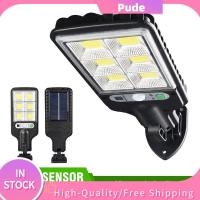 PUDE 108COB โคมไฟพลังงานแสงอาทิตย์ LED พลาสติก ABS ABS 600วัตต์ค่ะ ไฟถนนพลังแสงอาทิตย์ การรักษาความปลอดภัยความปลอดภัย โหมดแสงสว่าง3โหมด โคมไฟสนามในสวน กิจกรรมกลางแจ้งกลางแจ้ง