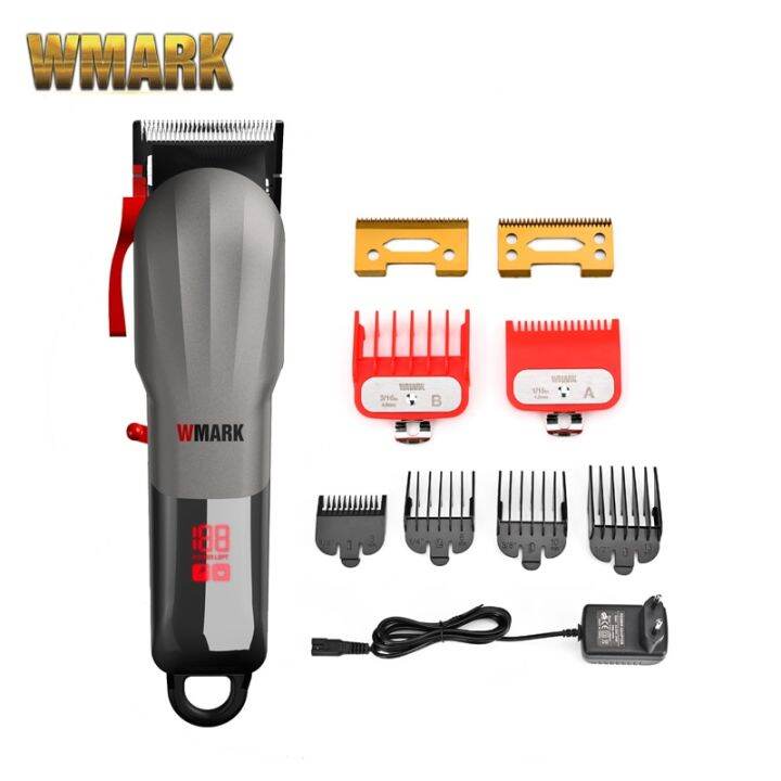 2023 WMARK NG115 New Rechargeable Hair Clipper Cord & Cordless Hair Trimmer Hair Cutting