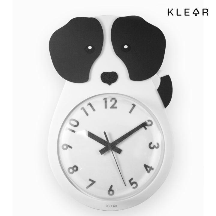 klearobject-นาฬิกาแขวนผนัง-สุนัขบีเกิ้ล-beagle-wall-clock-k323