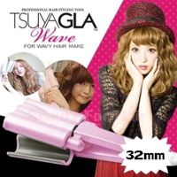 สินค้าใหม่ TSUYAGLA WAVE เครื่องหนีบผมลอนเมอร์เมดลอนมาม่า ขนาด 32mm ที่หนีบลอนมาม่า รับประกันสินค้านาน 3 เดือน ขายดี เครื่อง หนีบ ผม ที่ หนีบ ผม เครื่อง รีด ผม ที่ หนีบ ผม ไร้ สาย