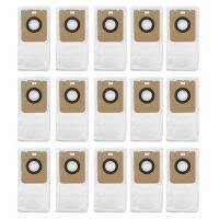 HOT！-15Pcs Replacement Dust Bags For Xiaomi Dreame Dreame Bot D10 Plus RLS3D Robot Vacuum Cleaner Dust Bags Cleaning Bag