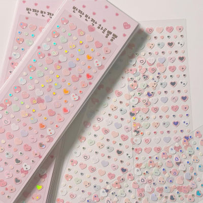 【CW】Cute Pink Love Bear Sticker Scrapbooking Photo Frame Handmade With Love Stationery Decorative Kawaii Stickers Art Supplies
