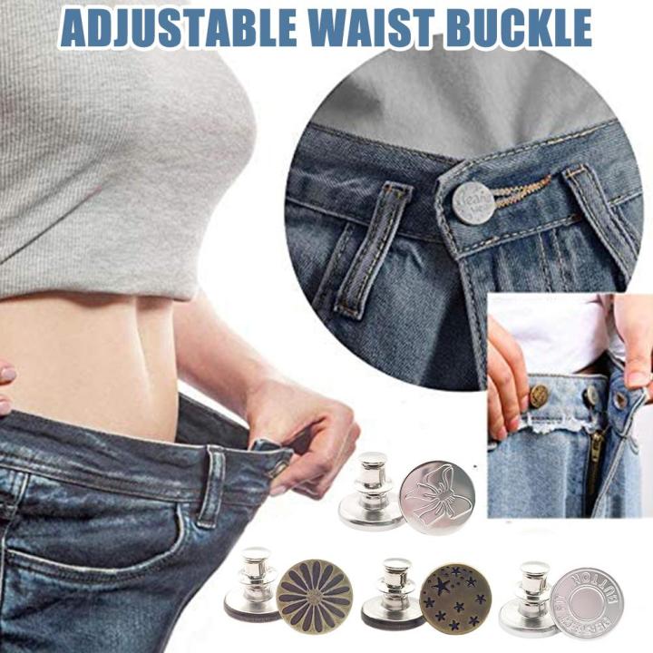 1pc Waist Button, Nail-free, Detachable Button For Waist