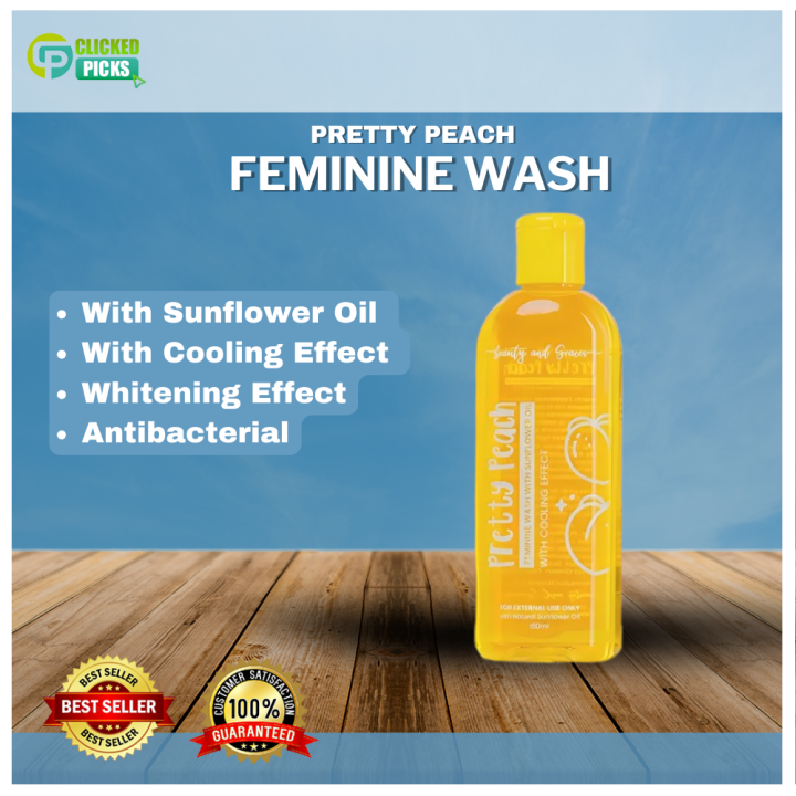 Original Pretty Peach Feminine Wash With Sunflower Oil and Cooling