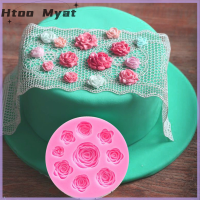 tantuoye 1PC Flower ซิลิโคนแม่พิมพ์ fondant แม่พิมพ์เค้กตกแต่งเครื่องมือแม่พิมพ์ช็อกโกแลต