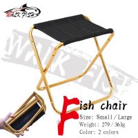 WALK FISH Folding Fishing Chair Lightweight Picnic Camping Chair Foldable Aluminium Cloth Outdoor Portable Easy To Carry Outdoor