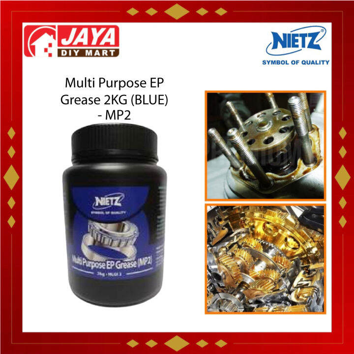 NIETZ MULTI PURPOSE EP GREASE 2KG (BLUE) MP2 JAYA DIY MART Lazada